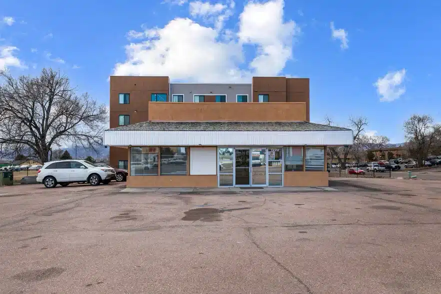 Prime corner lot located at the high-traffic intersection of N Academy Blvd and Marion St, offering excellent visibility with approximately 48,000 vehicles per day. The property is situated in an evolving retail corridor, within both an Opportunity Zone and the Enterprise Zone, providing significant development potential and tax advantages.